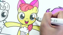 My little pony coloring book MLP coloring pages for kids cutie mark crusaders