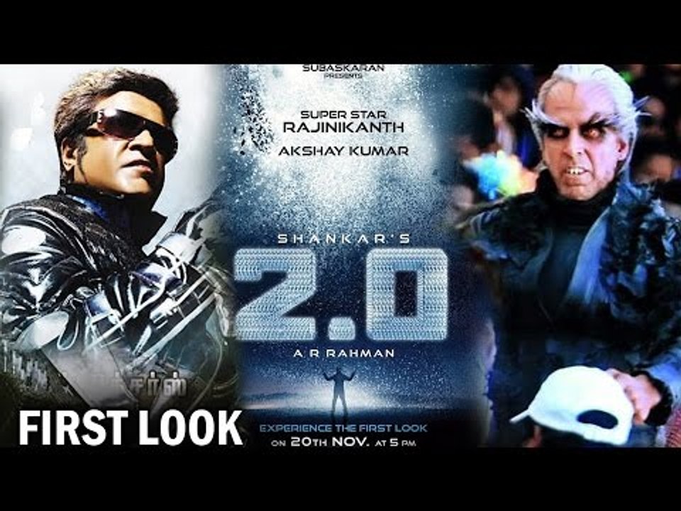 Robot 2.0 FIRST POSTER Out - Rajinikanth, Akshay Kumar, Amy Jackson