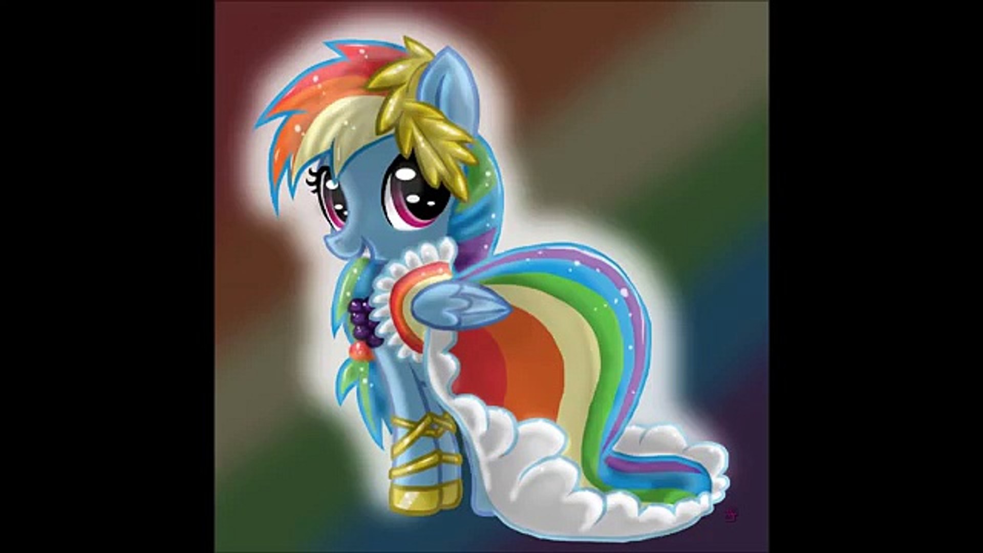 my little pony rainbow dash gala dress