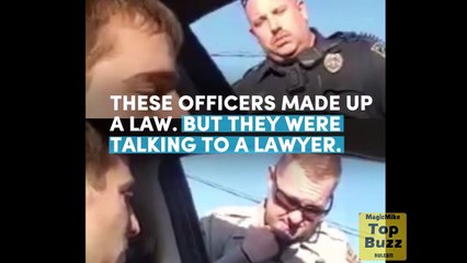 Lawyer catches cops making up law