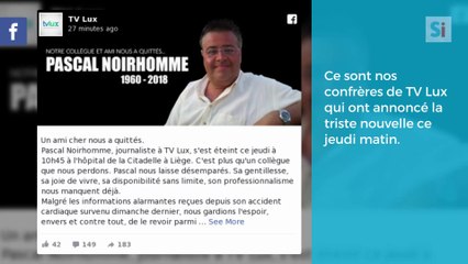 Pascal Noirhomme, journaliste à TV Lux, est décédé