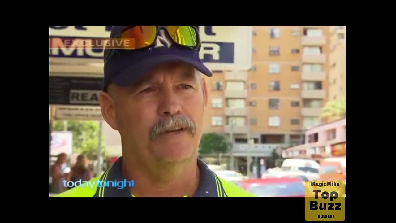 Look at the real life puncher street performer, and the annoying punched guy