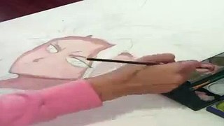 Hitsugaya Toshiro watercolors speedpaint 日番谷 冬獅郎