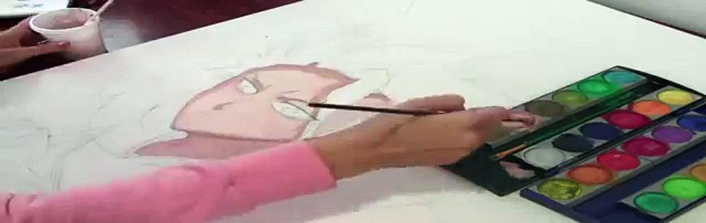 Hitsugaya Toshiro watercolors speedpaint 日番谷 冬獅郎