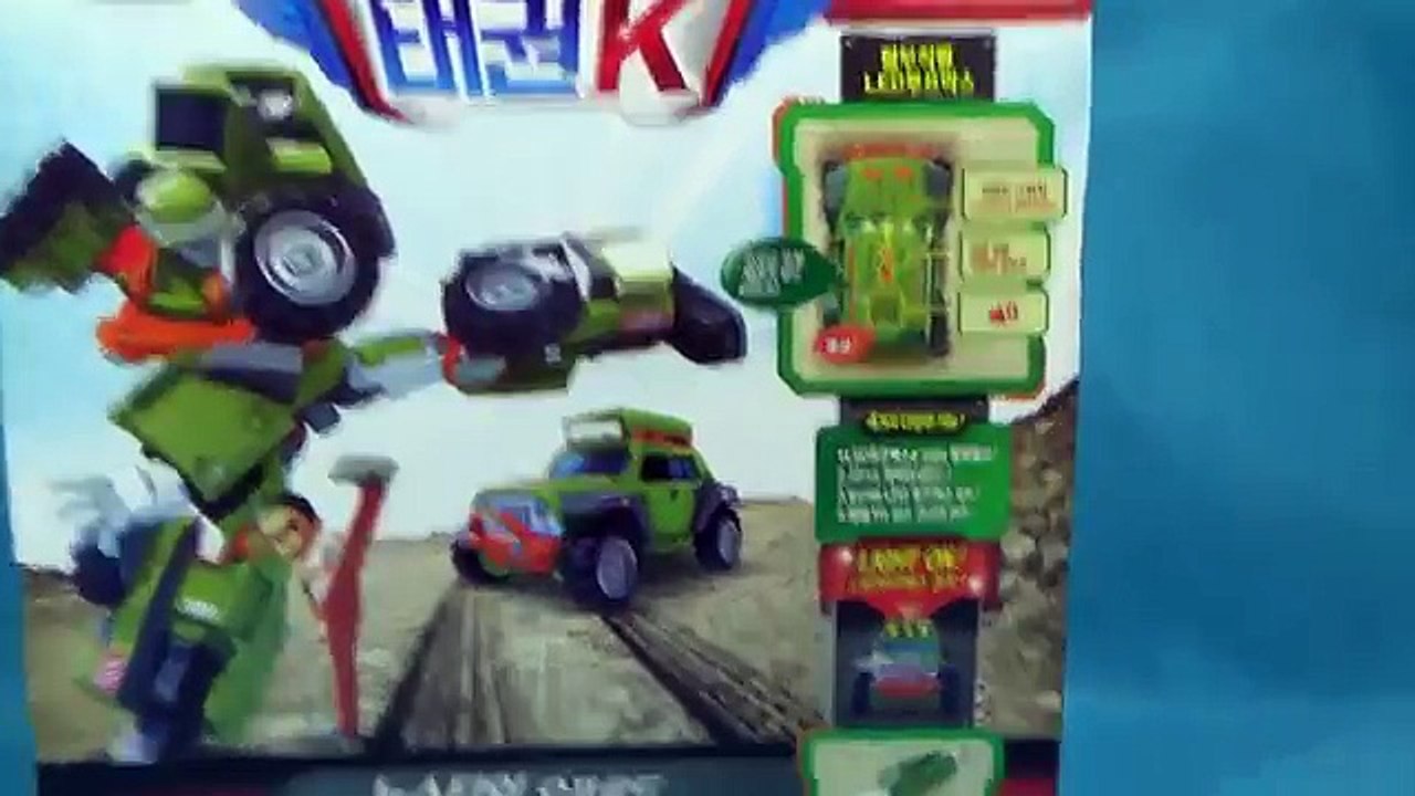 또봇 태권K 장난감 개봉기 변신 리뷰-영실업 어드벤처 태권전사K 변신 자동차 로봇 완구