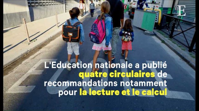 Ecole : ce que Blanquer préconise pour la lecture et le calcul