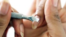 HOW TO REMOVE CUTICLES WITHOUT BLEEDING! | abetweene