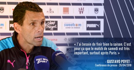 Les mots de Gustavo Poyet avant la réception de Dijon
