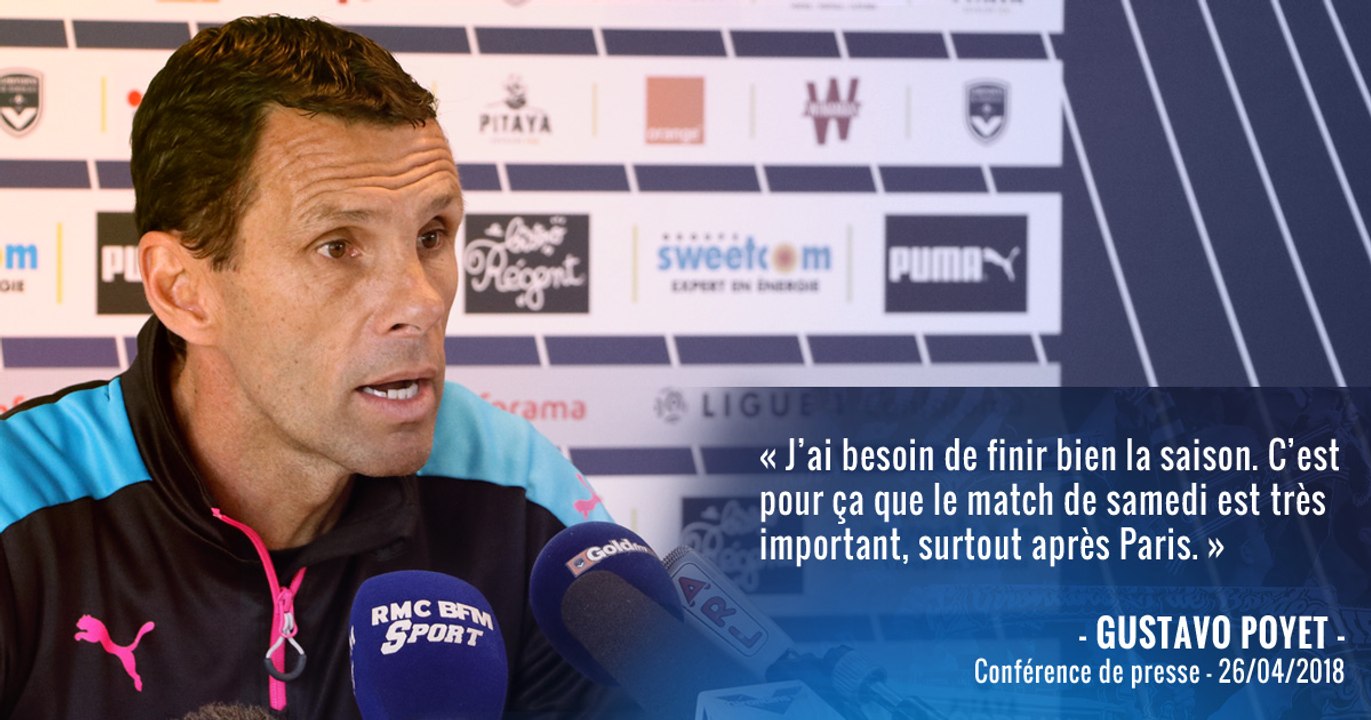 Les mots de Gustavo Poyet avant la réception de Dijon
