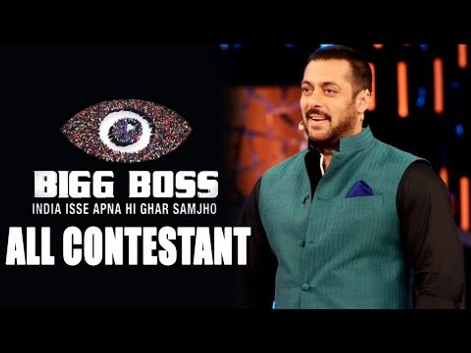 Salman Khan's BIGG BOSS 10 All Contestant Final List OUT