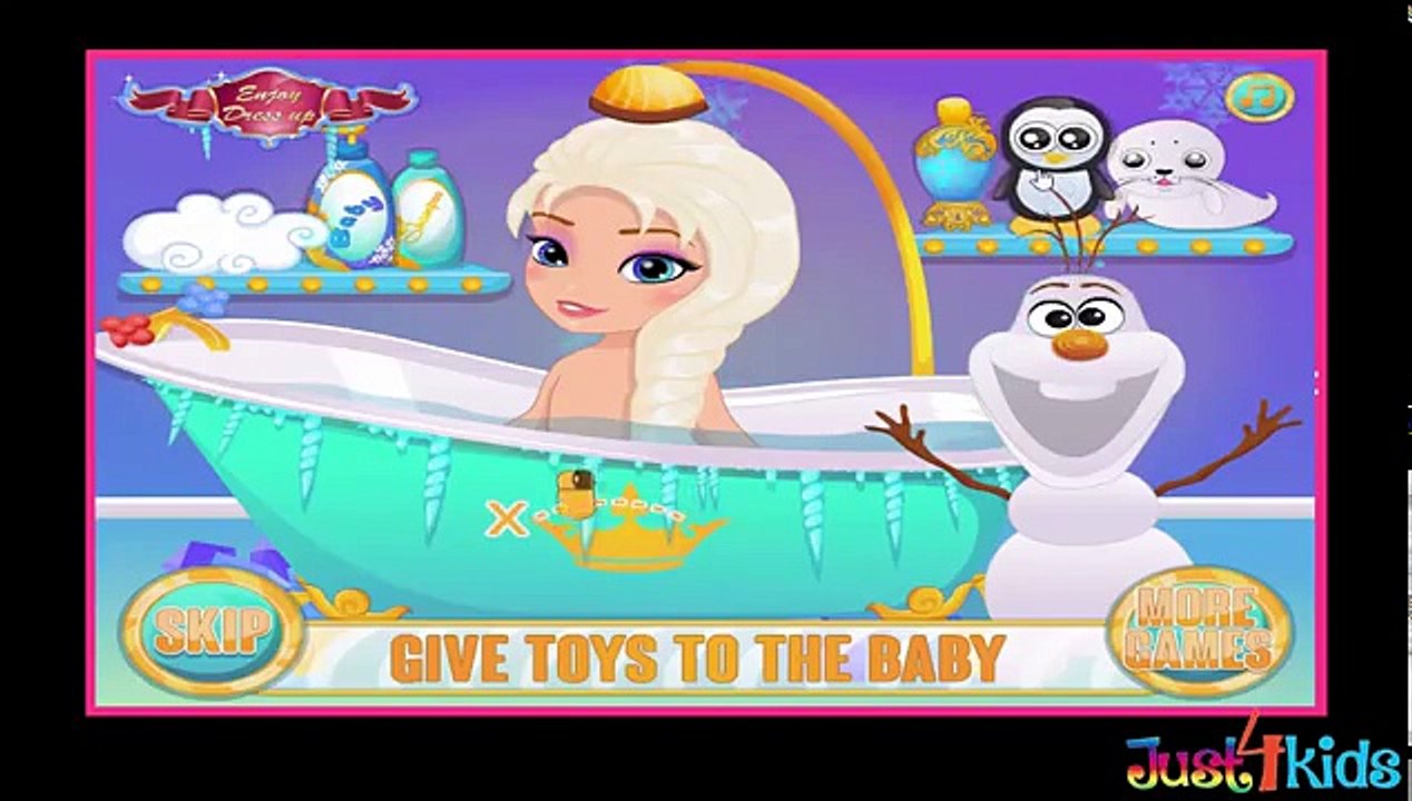 Elsa Shower - Frozen Dress Up Games For Girls