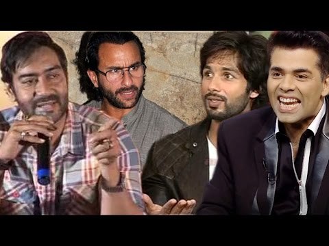 Angry Ajay Devgn Strong Reply To Karan Johar, Shahid REACT On Fight With Saif Ali Khan