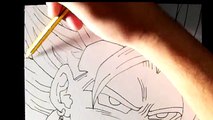 Cómo dibujar a Vegetto Super saiyan con lápices de colores | Tutorial español