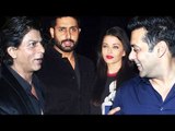 Salman & Shah Rukh Enjoyed Full Night Party,  Aishwarya Rai SPOTTED With Abhishek At Airport
