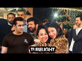 Salman's Co-Star ZHU ZHU Enjoys PARTY With Tubelight Team