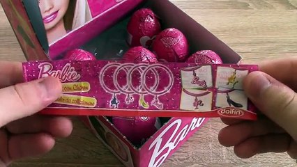 9 Barbie surprise chocolate eggs | Huevos sorpresa Ovetti sorpresa di Barbie Opening