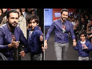 Emraan Hashmi WALKS The Ramp With His Son At Lakme Fashion Week 2016