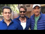Salman Khan Visits Ajay Devgn's BAADSHAHO Sets