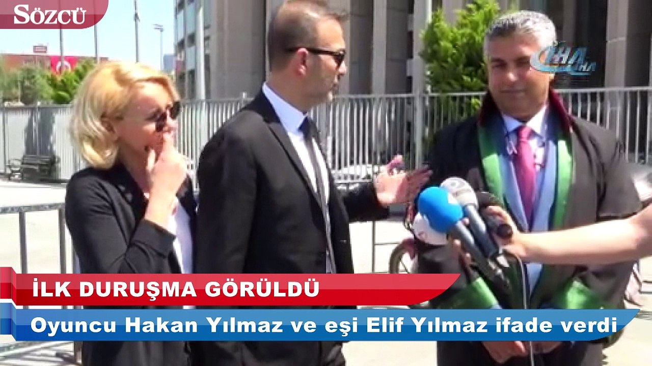 Oyuncu Hakan Yılmaz ve eşi ifade verdi
