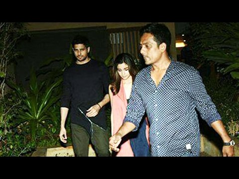 Sidharth Malhotra & Alia Bhatt Together At Shahid Kapoor's Birthday Bash 2017