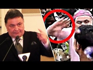 Rishi Kapoor's AGGRESSIVE REACTION Over Slap Reporter Controversy During Ganpati Visarjan