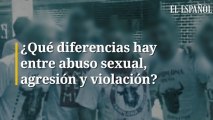 ¿Qué diferencias hay entre abuso sexual, agresión sexual y violacion?
