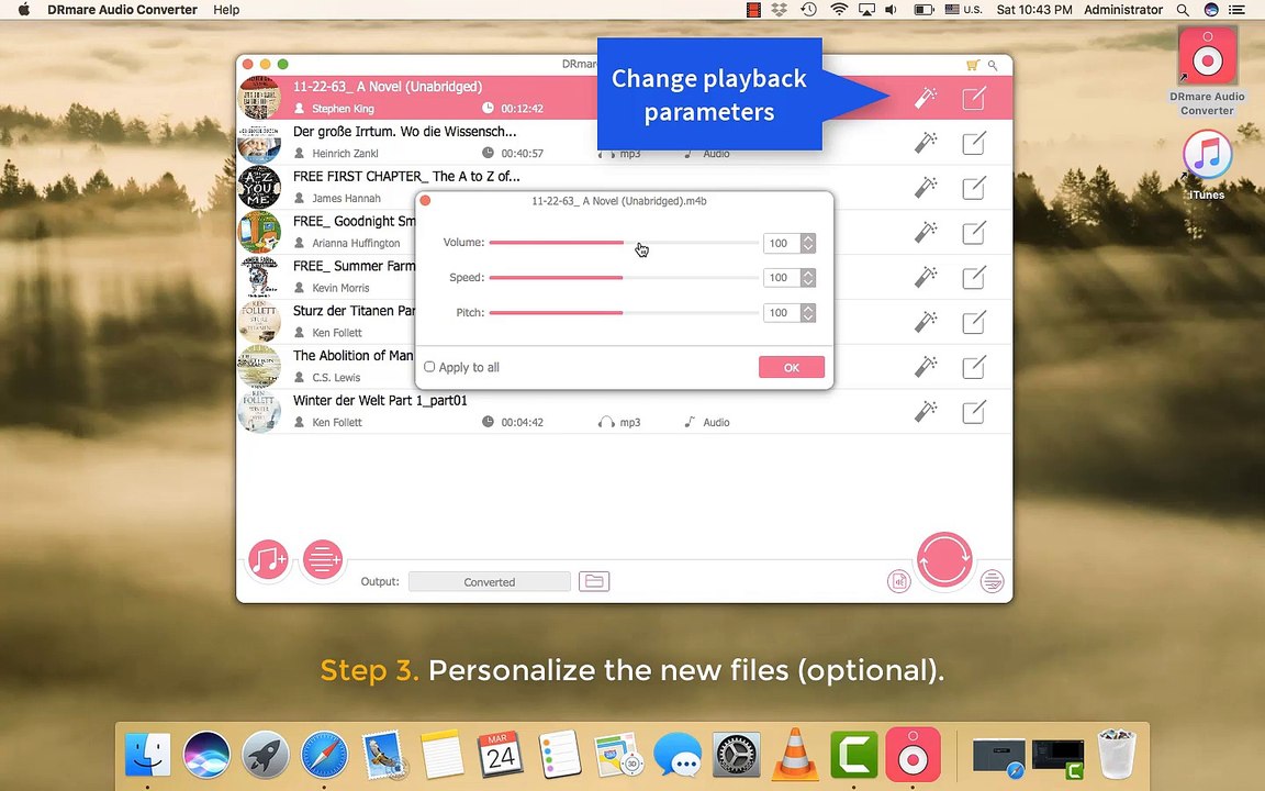 How to Convert iTunes M4B Audiobooks to MP3