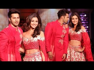 Varun Dhawan And Alia Bhatt Ramp Walk | @Fevicol 'Caring with Style'