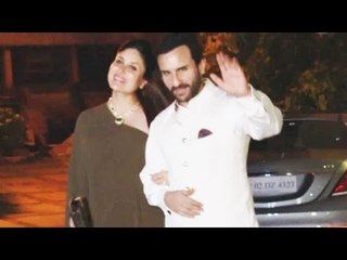 Pregnant Kareena & Saif At Ranbir's Aunty Reema Jain's 60th Birthday Party