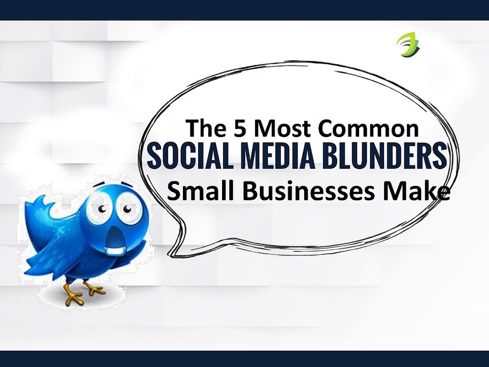 Most Common Social Media Blunders Small Businesses Make - SKARTEC Digital Marketing Academy