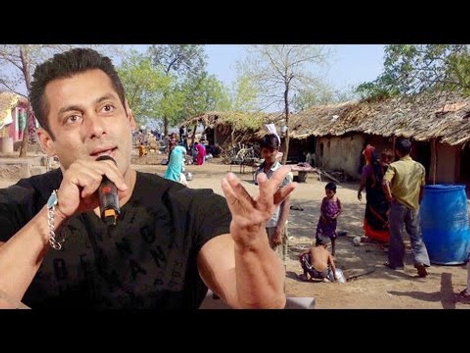 Salman Khan's NGO Helps Drought Affected Villages - Provides Water