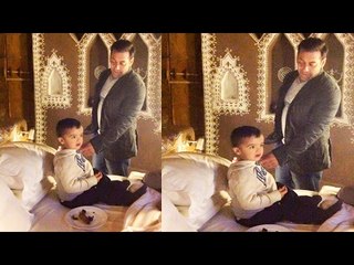 Salman Khan PLAYING With A Small Kid On Sets - WATCH