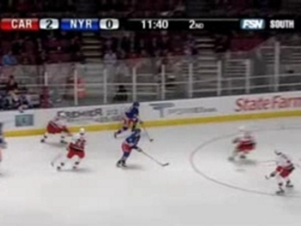 Hurricanes 4, Rangers 0