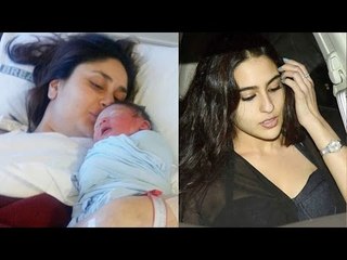 Saif's Daughter Sara Meets Kareena & Taimur Ali Khan Post Delivery
