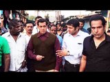 Salman Khan VISITS SLUMS In Aarey Colony Drive Against Open Defecation
