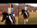 WATCH - Salman's Girlfriend Iulia Vantur's Enjoying Horse Ride