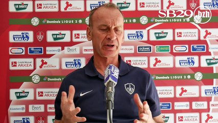 Bourg-en-Bresse - Brest :  Conférence de presse d'avant-match