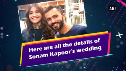 Sonam Kapoor Confirms Her Wedding Will Be Held At Her Home