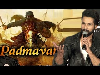 Shahid Kapoor REVEALED His Look In PADMAVATI