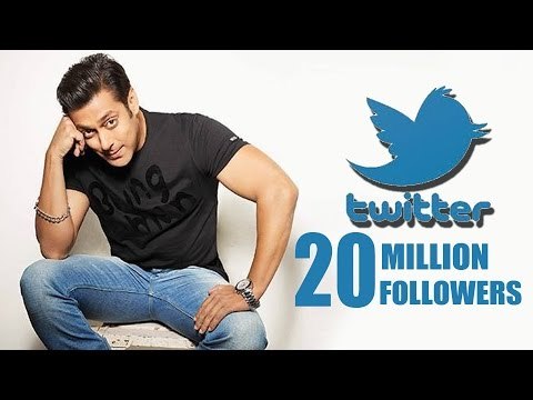 Salman Khan's 20 MILLION Followers On Twitter - RULES Social Media
