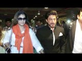 Shahrukh Khan And Kajol Spotted At The Mumbai Airport