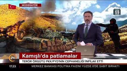 Kamışlı'da patlamalar