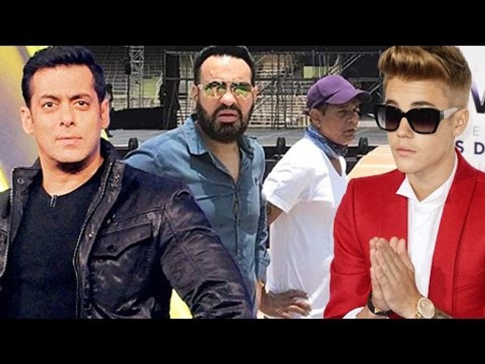 Salman's Bodyguard Shera Handles Justin Bieber's Concert Security