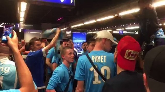Vidéo - OM-Salzbourg : l'ambiance monte dans le métro marseillais