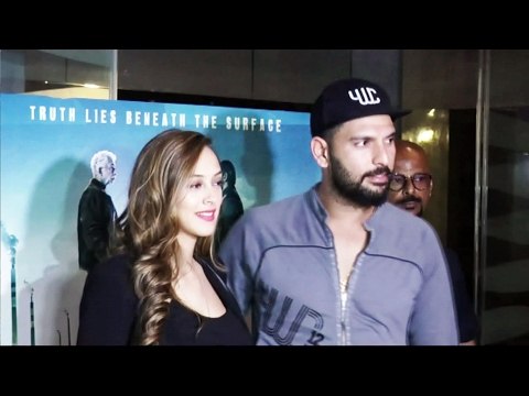 Yuvraj Singh & Hazel At Irada Special Screening
