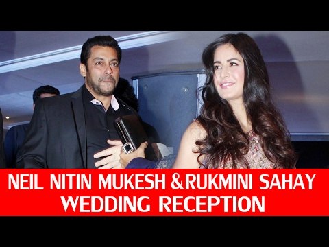Salman Khan & EX - GIRLFRIEND Katrina Kaif Together At Neil Nitin Mukesh's Wedding Reception