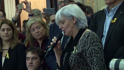 dolors sabater a les escales del parlament 27 d'octubre 2017