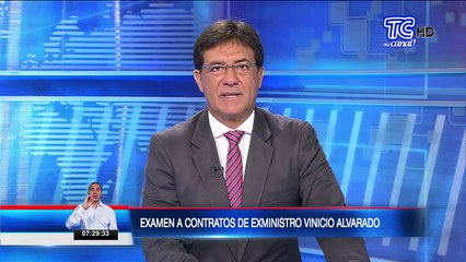 Examen a contratos de exministro Vinicio Alvarado