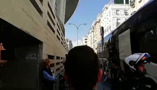 Παναθηναϊκός πριν την προπόνηση στην έδρα της Ρεάλ Μαδρίτης