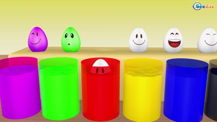 Learn Colors Surprise Eggs Nursery Rhymes -  Colours for Children and Toddlers